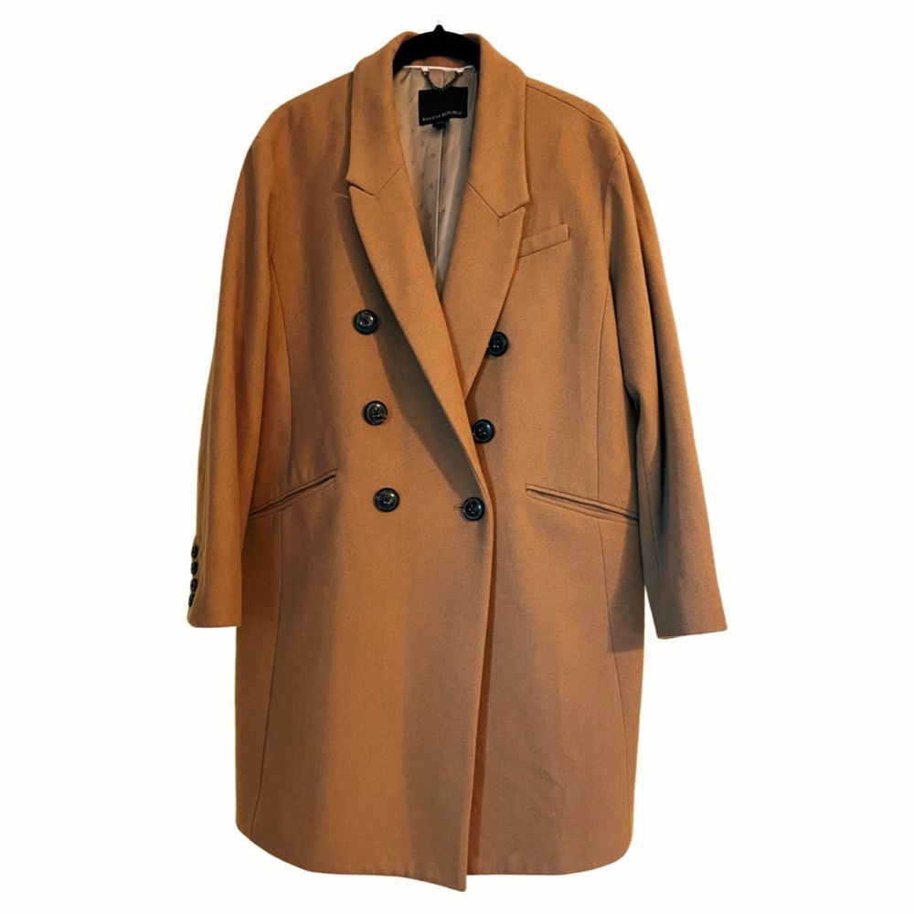 Banana Republic camel dad coat